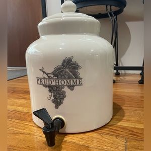 crock ware - countertop beverage dispenser